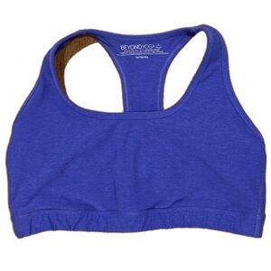 Beyond Yoga Racerback Sports Bra Blue Size 1X